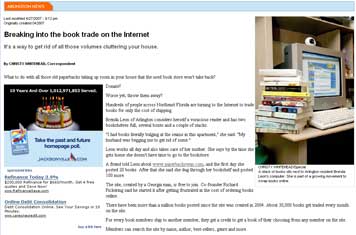 The Florida Times-Union : Breaking Into The Book Trade On The Internet