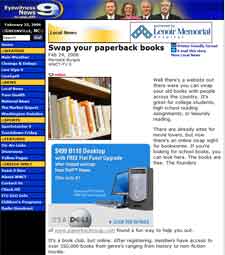 WNCT-TV 9 : Swap Your Paperback Books