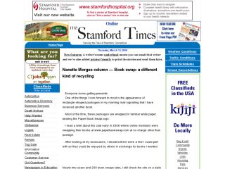 The Stamford Times : Book Swap: A Different Kind Of Recycling